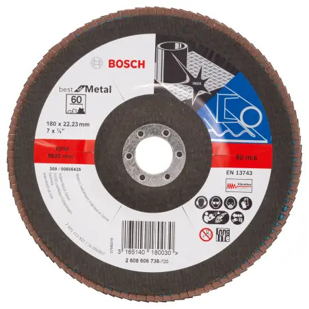 Lamelas Best Metal: 180mm cónico FV G60 - 1220681785
