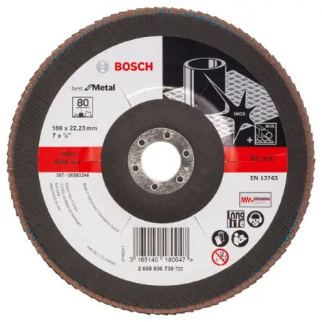Lamelas Best Metal: 180mm cónico FV G80 - 1220681786