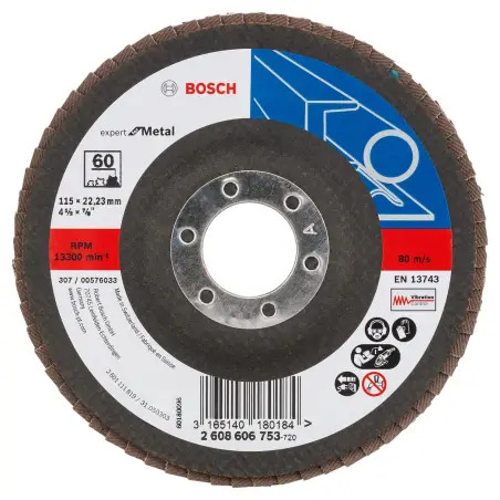 Lamelas Expert Metal:115mm cónico FV G60 - 1220681790