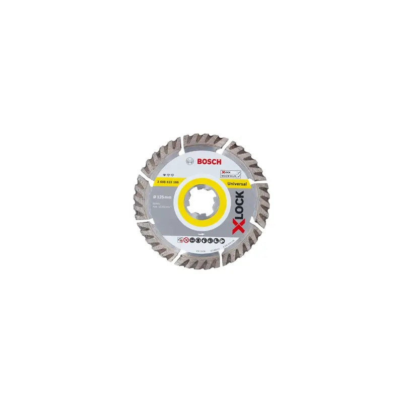 X-LOCK Standard for Universal 125 x 22,23 x 1,6 x 10, 2 peças 2608615247 Bosch X-LOCK Standard for Universal 125 x 22,23 x 1,6 x 10, 2 peças 2608615247 Bosch