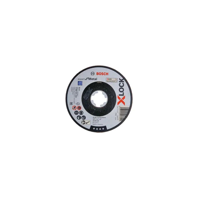 Disco abrasivo PRO Metal X-Lock, 125 x 1,6 x 22,23 mm 2608619254 Bosch Disco abrasivo PRO Metal X-Lock, 125 x 1,6 x 22,23 mm 2608619254 Bosch