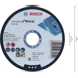 Disco de corte Standard for Metal: 115x1 - 1220681924