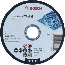 Disco de corte Standard for Metal: 125x1 - 1220681925