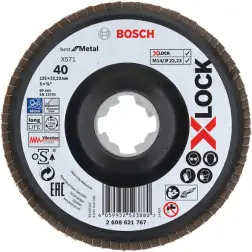 X-LOCK Lam.X571 B.Metal:125mm c.plás.G40 - 1220681958