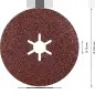 Disco de fibra EXPERT R781 Prisma Ceramic 100 mm, 16 mm, G 60 2608621789 Bosch Disco de fibra EXPERT R781 Prisma Ceramic 100 mm, 16 mm, G 60 2608621789 Bosch