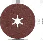 Disco de fibra EXPERT R781 Prisma Ceramic 100 mm, 16 mm, G 80 2608621790 Bosch Disco de fibra EXPERT R781 Prisma Ceramic 100 mm, 16 mm, G 80 2608621790 Bosch