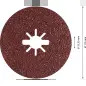 Disco de fibra X-LOCK EXPERT R781 Prisma Ceramic 115 mm, 22,23 mm, G 36 2608621791 Bosch Disco de fibra X-LOCK EXPERT R781 Prisma Ceramic 115 mm, 22,23 mm, G 36 2608621791 Bosch