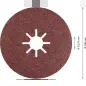 Disco de fibra EXPERT R781 Prisma Ceramic 180 mm, 22,23 mm, G 80 2608621799 Bosch Disco de fibra EXPERT R781 Prisma Ceramic 180 mm, 22,23 mm, G 80 2608621799 Bosch