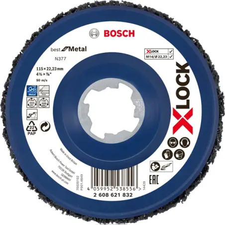 X-LOCK Disco limpeza Metal N377: 115mm - 1220681986
