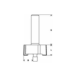 Fresa para ensambladuras 8x31,8x54 - 1220682019