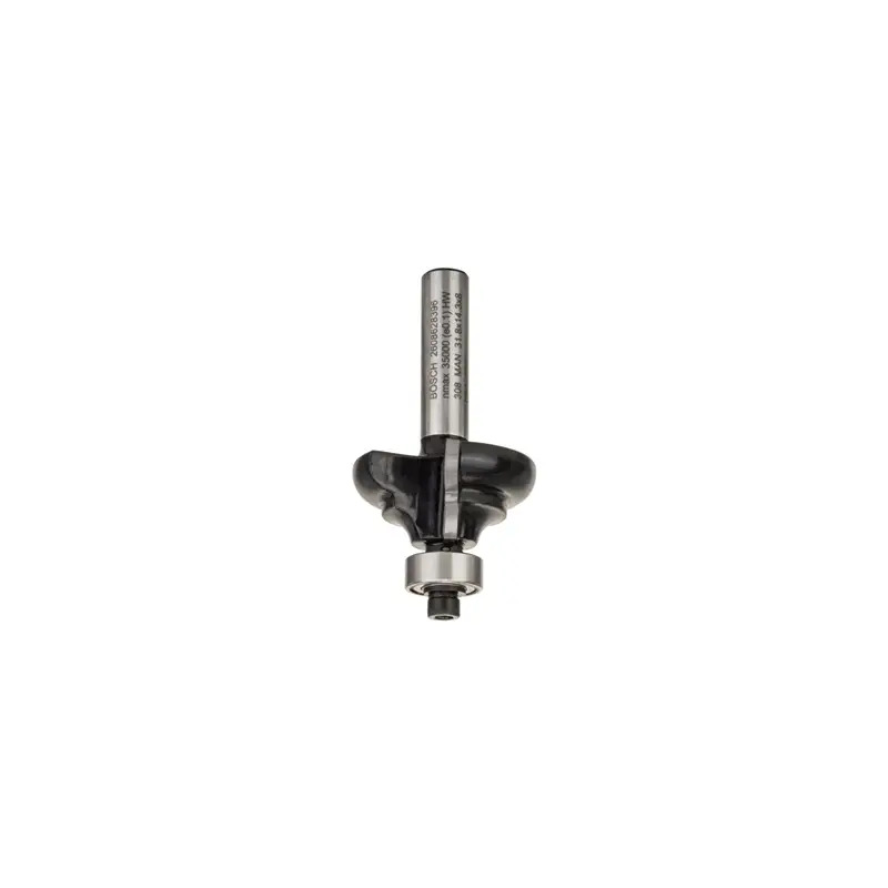 Fresa de formar bordas C, 8 mm, R1 4,8 mm, B 9,5 mm, L 14 mm, G 57 mm 2608628396 Bosch Fresa de formar bordas C, 8 mm, R1 4,8 mm, B 9,5 mm, L 14 mm, G 57 mm 2608628396 Bosch