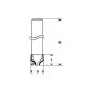 Fresa de barra, 8 mm, R1 3,2 mm, D 9,5 mm, L 10,2 mm, G 41 mm 2608628405 Bosch