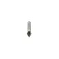 Fresa de ranhurar em V, 8 mm, D1 11 mm, L 14 mm, G 45 mm, 60 ° 2608628406 Bosch