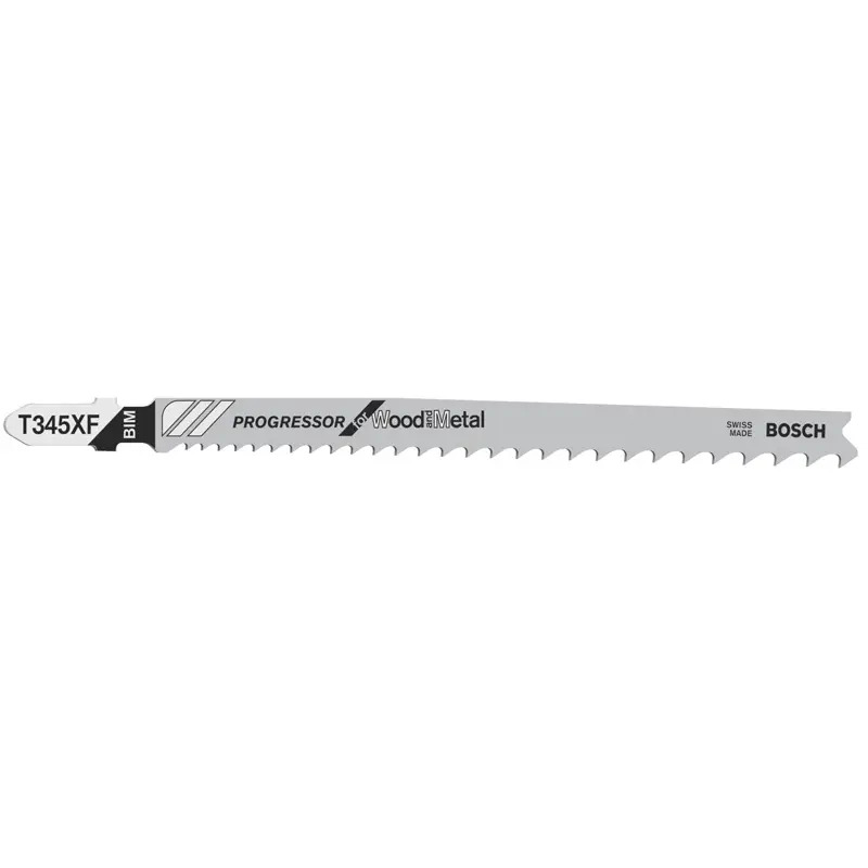 Lâmina de serra vertical PRO Multi Material thick and thin T345XF, 132 mm, 5 unid. 2608634994 Bosch Lâmina de serra vertical PRO Multi Material thick and thin T345XF, 132 mm, 5 unid. 2608634994 Bosch