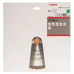 Disco de Serra OP WO B 254x30-40 - 1220682170