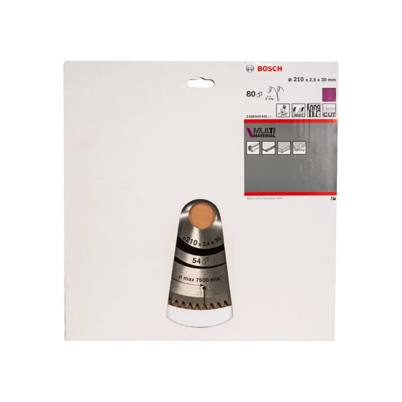 Lâmina de serra circular PRO Multi Material, 210 x 2,5 x 30 mm 2608640445 Bosch Lâmina de serra circular PRO Multi Material, 210 x 2,5 x 30 mm 2608640445 Bosch