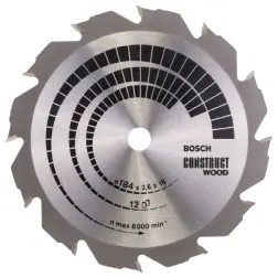Disco de Serra CW WO H 184x16-12 - 1220682256