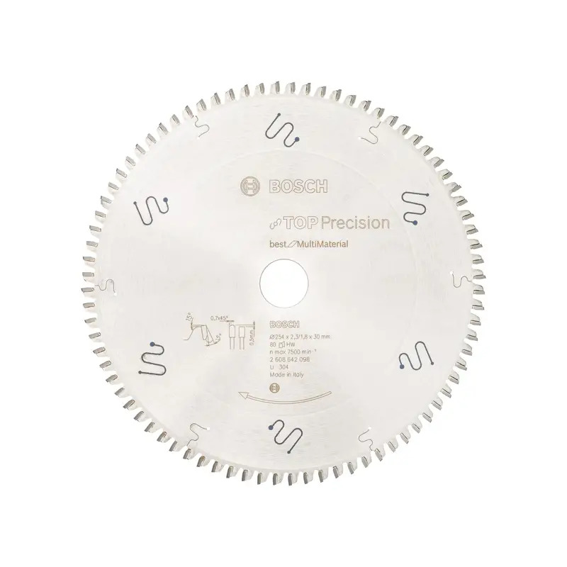 Disco de serra circular Top Precision Best for Multi Material 2608642098 Bosch Disco de serra circular Top Precision Best for Multi Material 2608642098 Bosch