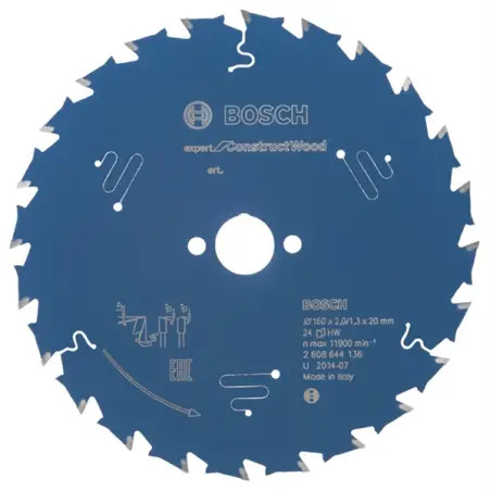 Disco de Serra EX CW H 160x20-24 - 1220682325
