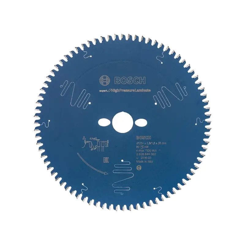 Discos de serra circular Expert for High Pressure Laminate 254x30-80 2608644360 Bosch