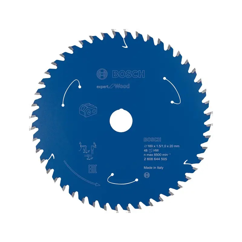Disco de serra circular para serra sem fios Expert for Wood 160x1,5/1x20 T48 2608644505 Bosch Disco de serra circular para serra sem fios Expert for Wood 160x1,5/1x20 T48 2608644505 Bosch