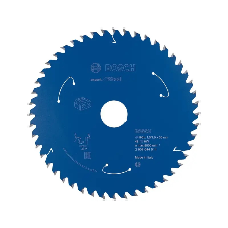 Disco de serra circular para serra sem fios Expert for Wood 190x1,5/1x30 T48 2608644514 Bosch