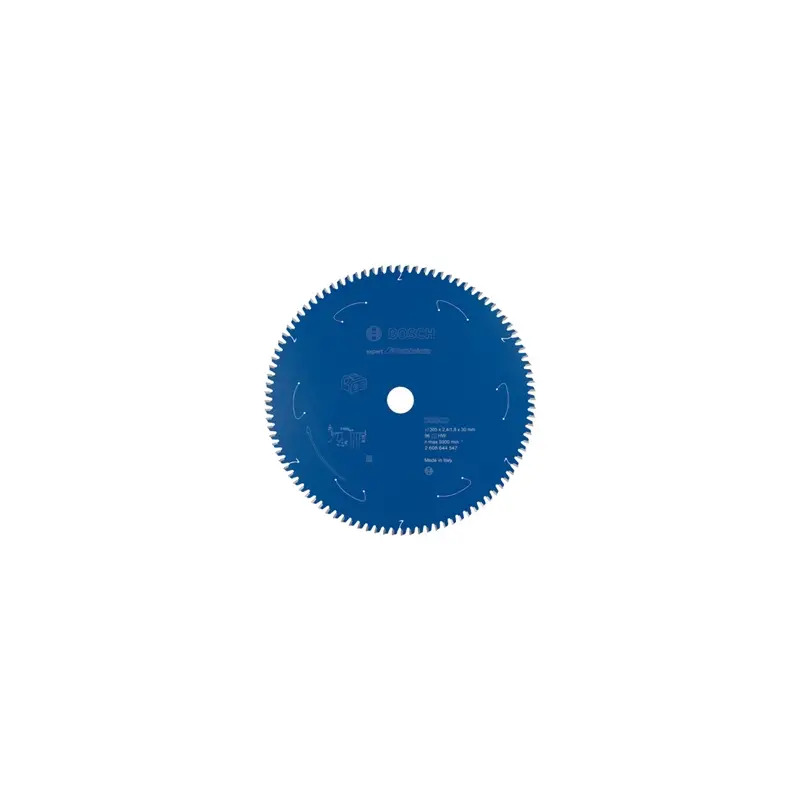 Disco de serra circular para serra sem fios Expert for Aluminium 305x2,4/1,8x30 T96 2608644547 Bosch Disco de serra circular para serra sem fios Expert for Aluminium 305x2,4/1,8x30 T96 2608644547 Bosch