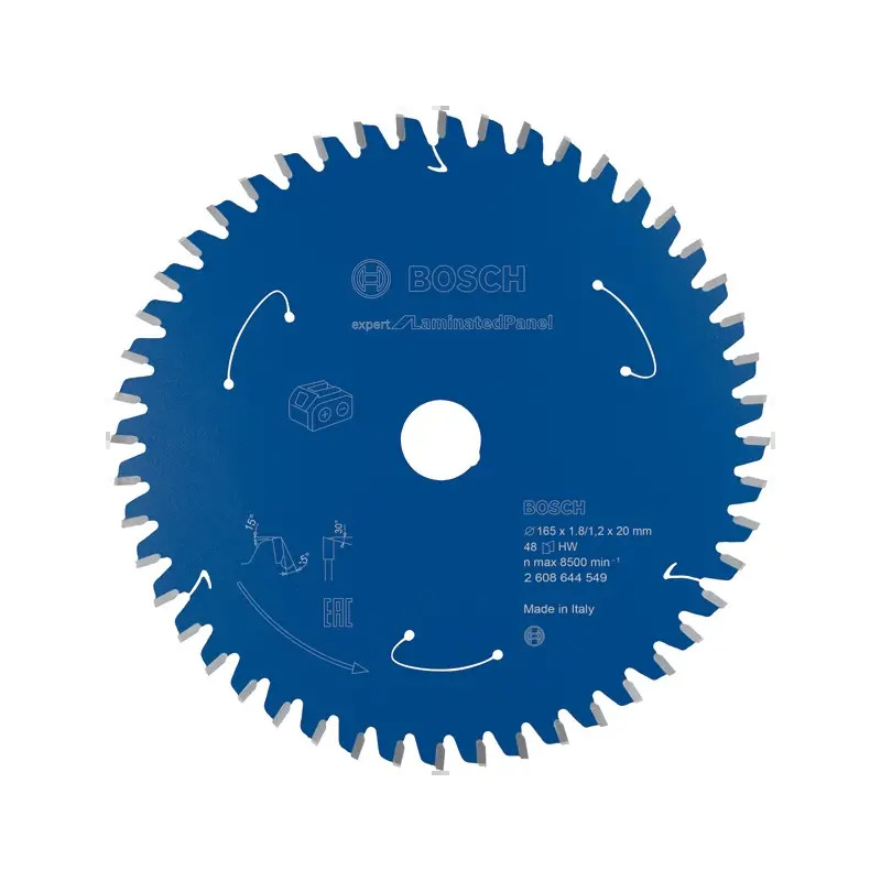 Disco de serra circular para serra sem fios Expert for Laminated Panel 165x1,8/1,2x20 T48 2608644549 Bosch