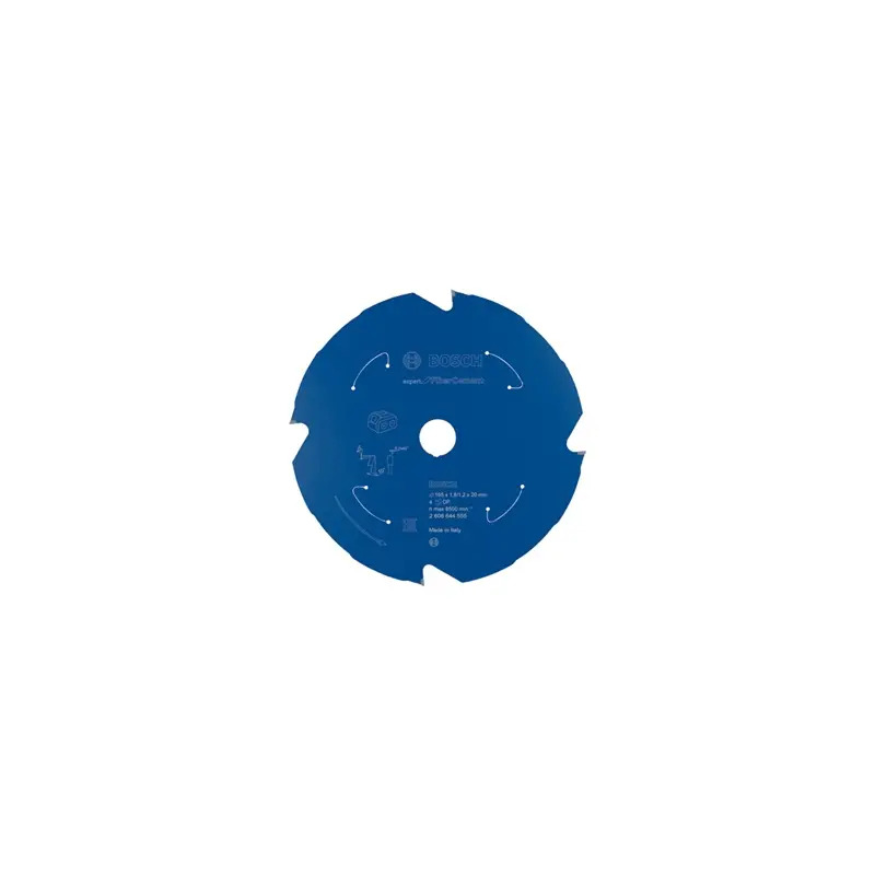 Disco de serra circular para serra sem fios Expert for Fibre Cement 165x1,8/1,2x20 T4 2608644555 Bosch Disco de serra circular para serra sem fios Expert for Fibre Cement 165x1,8/1,2x20 T4 2608644555 Bosch