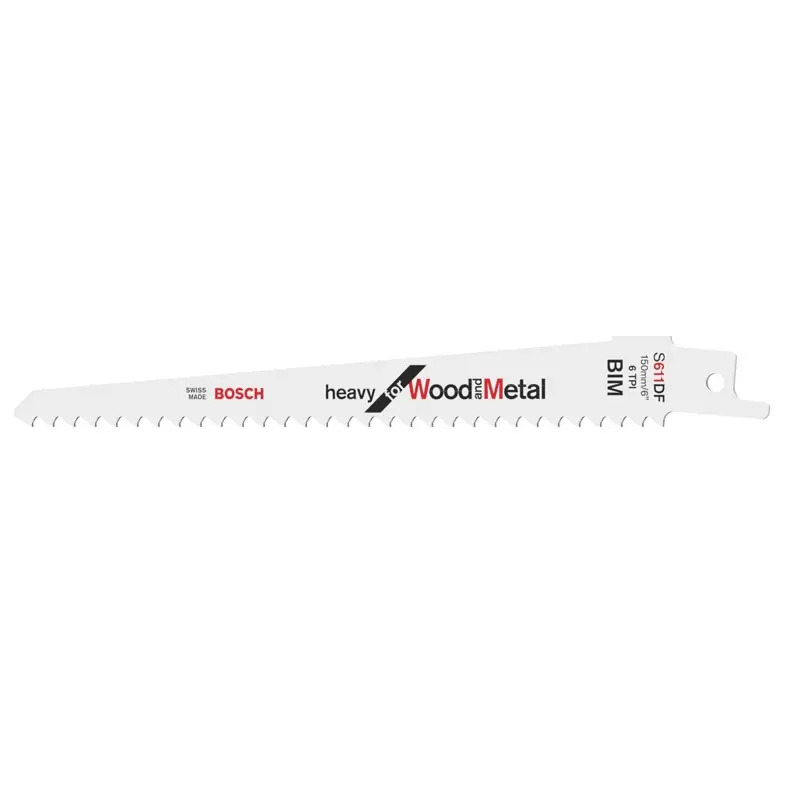 Lâmina PRO Window Demolition S611DF, 1,25 x 19 x 150 mm, 5 peças 2608656258 Bosch Lâmina PRO Window Demolition S611DF, 1,25 x 19 x 150 mm, 5 peças 2608656258 Bosch