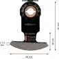 Lâmina MATI 68 RD4 EXPERT Corner Blade, 68 x 30 mm 2608900036 Bosch