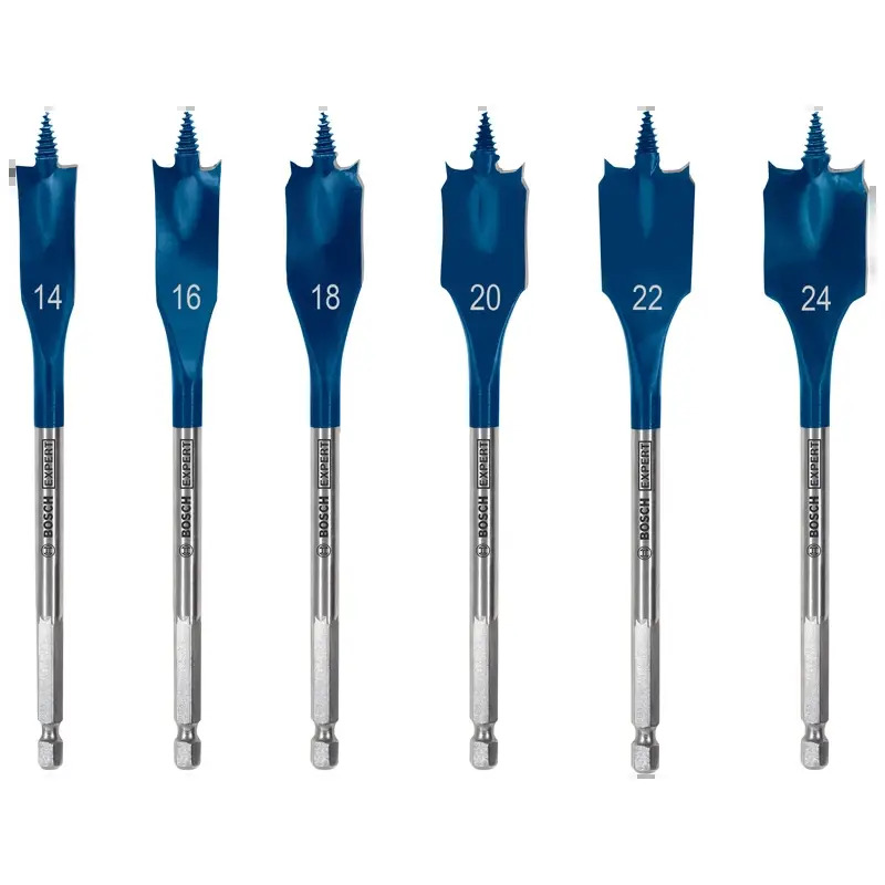 Conjunto de brocas planas EXPERT Self Cut Speed, 14/16/18/20/22/24 mm, 6 unidades 2608900332 Bosch Conjunto de brocas planas EXPERT Self Cut Speed, 14/16/18/20/22/24 mm, 6 unidades 2608900332 Bosch