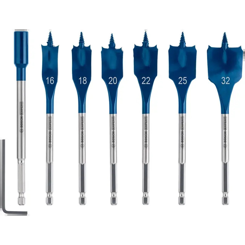 Conjunto de brocas planas EXPERT Self Cut Speed, 16/18/20/22/25/32 mm, 7 unidades 2608900334 Bosch Conjunto de brocas planas EXPERT Self Cut Speed, 16/18/20/22/25/32 mm, 7 unidades 2608900334 Bosch