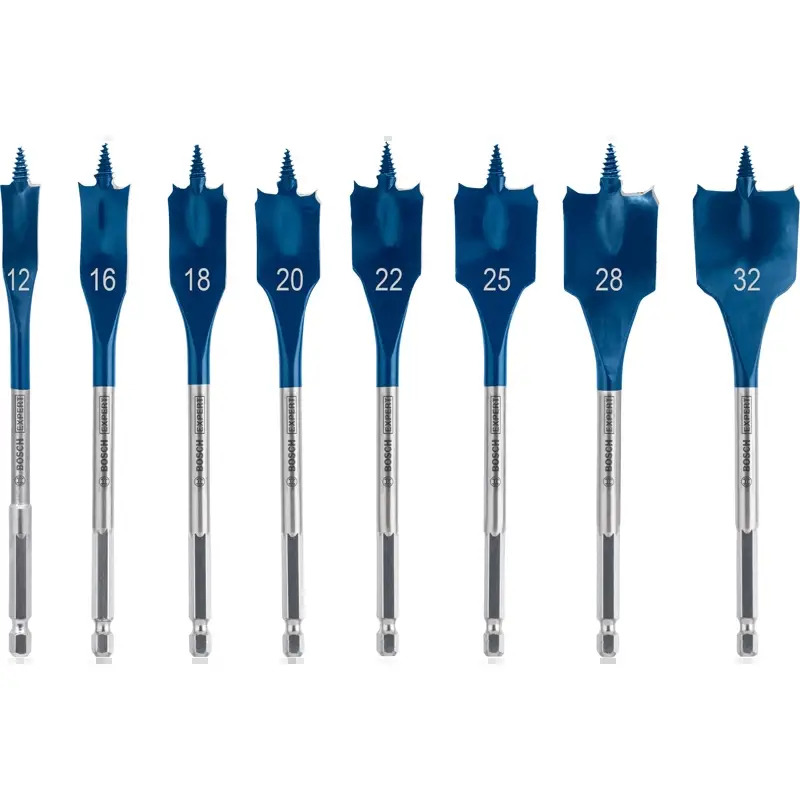 Conjunto de brocas planas EXPERT Self Cut Speed, 12/16/18/20/22/25/28/32 mm, 8 unidades 2608900335 Bosch Conjunto de brocas planas EXPERT Self Cut Speed, 12/16/18/20/22/25/28/32 mm, 8 unidades 2608900335 Bosch