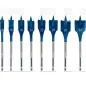 Conjunto de brocas planas EXPERT Self Cut Speed, 12/16/18/20/22/25/28/32 mm, 8 unidades 2608900335 Bosch Conjunto de brocas planas EXPERT Self Cut Speed, 12/16/18/20/22/25/28/32 mm, 8 unidades 2608900335 Bosch