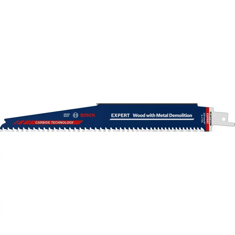 Lâmina de serra sabre S1167XHM EXPERT Wood with Metal Demolition, 1 un. 2608900398 Bosch Lâmina de serra sabre S1167XHM EXPERT Wood with Metal Demolition, 1 un. 2608900398 Bosch