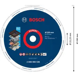 EXPERT Diamond Metal Wheel: 230mm #2 - 1220683013