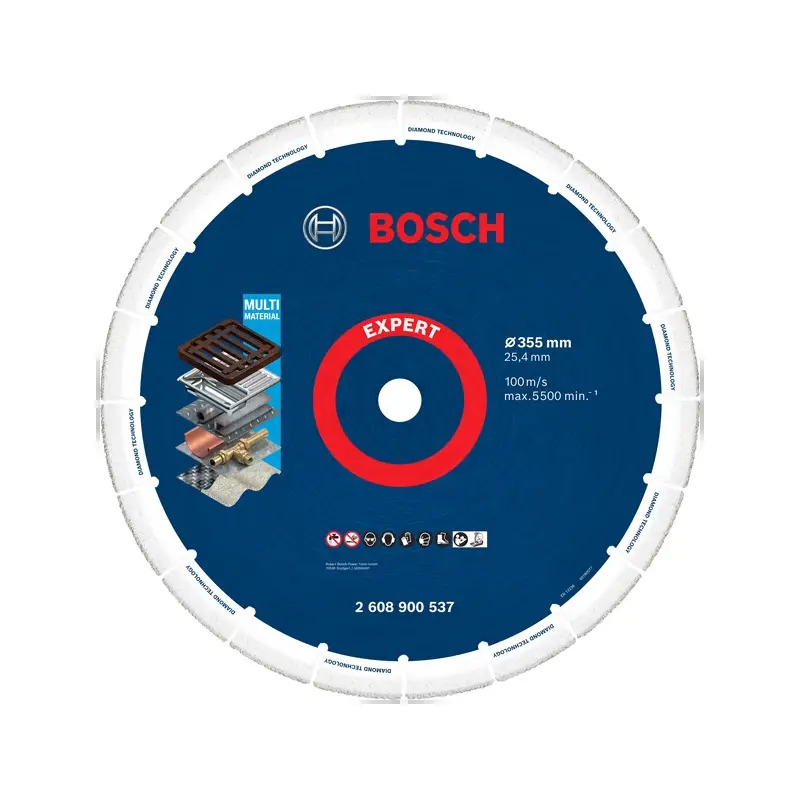 Disco de corte EXPERT Diamond Metal Wheel 355 x 25,4 mm 2608900537 Bosch Disco de corte EXPERT Diamond Metal Wheel 355 x 25,4 mm 2608900537 Bosch
