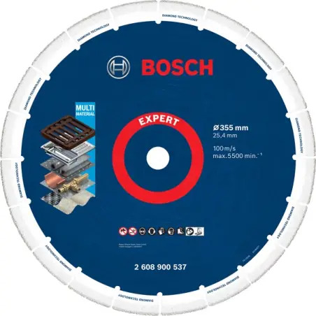 EXPERT Diamond Metal Wheel: 355 x 25.4mm - 1220683014