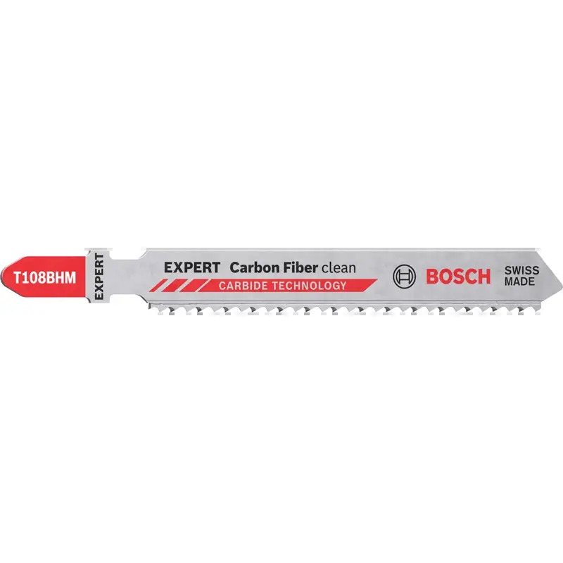 Lâmina de serra vertical EXPERT Carbon Fibre Clean T 108 BHM, 3 peças 2608900565 Bosch Lâmina de serra vertical EXPERT Carbon Fibre Clean T 108 BHM, 3 peças 2608900565 Bosch