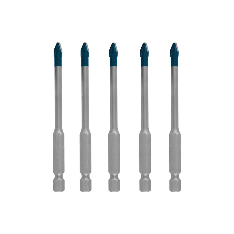 Conjunto de brocas para telha HEX-9 EXPERT HardCeramic, 5 mm, 5 unidades 2608900598 Bosch Conjunto de brocas para telha HEX-9 EXPERT HardCeramic, 5 mm, 5 unidades 2608900598 Bosch
