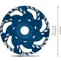 Mó com diamante EXPERT Concrete, 125 x 22,23 x 4,5 mm 2608900651 Bosch Mó com diamante EXPERT Concrete, 125 x 22,23 x 4,5 mm 2608900651 Bosch