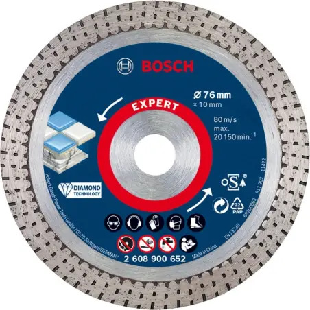 Disco de diamante EXPERT Ceramic 76mm - 1220683083