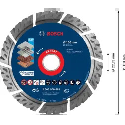 EXPERT Multimaterial: 150 x 2,4 x 12mm - 1220683087