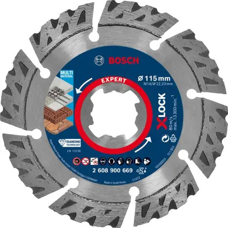 X-LOCK EXPERT Multimaterial:115x2,2x12mm - 1220683094