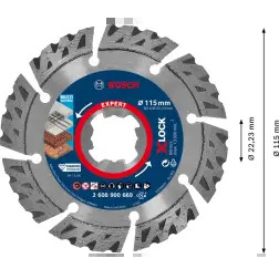 X-LOCK EXPERT Multimaterial:115x2,2x12mm #1 - 1220683094