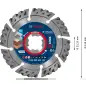 Discos de diamante X-LOCK EXPERT MultiMaterial 115 x 22,23 x 2,4 x 12 mm 2608900669 Bosch Discos de diamante X-LOCK EXPERT MultiMaterial 115 x 22,23 x 2,4 x 12 mm 2608900669 Bosch