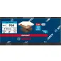 Rede de lixa EXPERT M480 para lixadeiras excêntricas 150 mm, G 80 50 un. 2608900698 Bosch