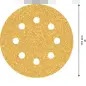 Lixa EXPERT C470 com 8 furos para lixadeiras excêntricas, 115 mm, G 40, 5 unidades 2608900794 Bosch Lixa EXPERT C470 com 8 furos para lixadeiras excêntricas, 115 mm, G 40, 5 unidades 2608900794 Bosch