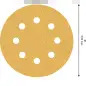 Lixa EXPERT C470 com 8 furos para lixadeiras excêntricas, 115 mm, G 60, 5 unidades 2608900795 Bosch Lixa EXPERT C470 com 8 furos para lixadeiras excêntricas, 115 mm, G 60, 5 unidades 2608900795 Bosch